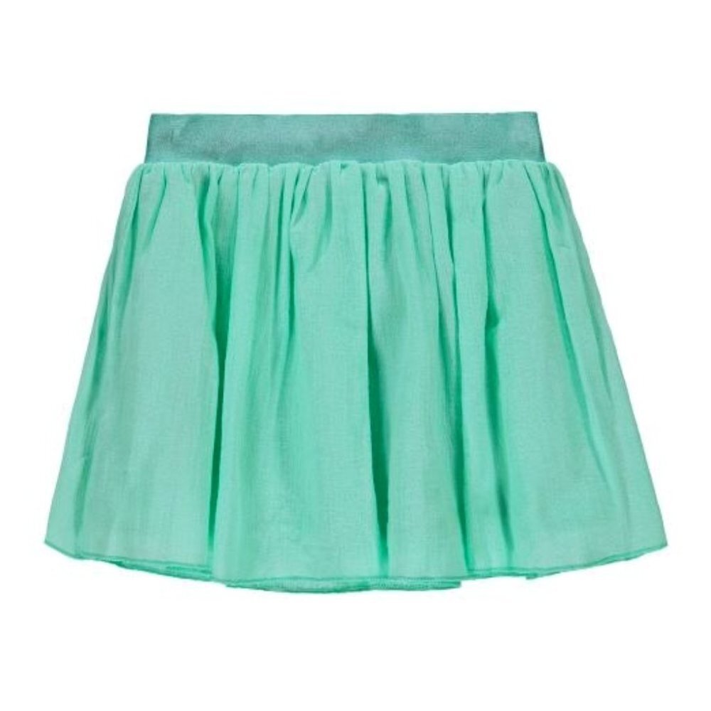 Kanz green tulle skirt with elastic waist